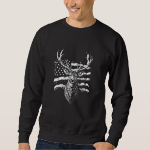 Sudadera Deer Elk Buck, cazando a cazador gráfico de bander
