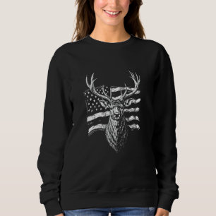 Sudadera Deer Elk Buck, cazando a cazador gráfico de bander