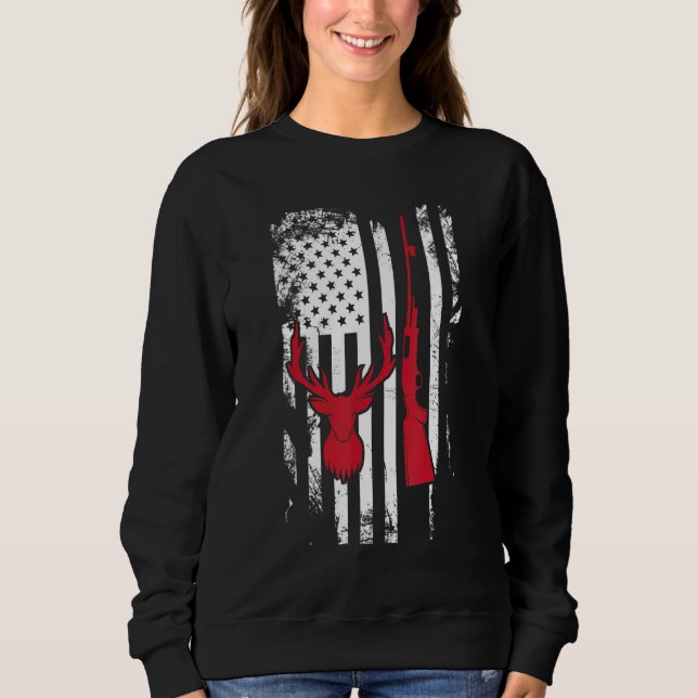 Sudadera Deer Hunting Usa (Anverso)