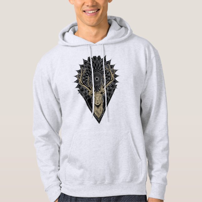 Sudadera Deer y Mandala (Anverso)