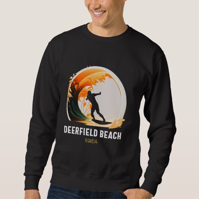 Sudadera Deerfield Beach Florida (Anverso)