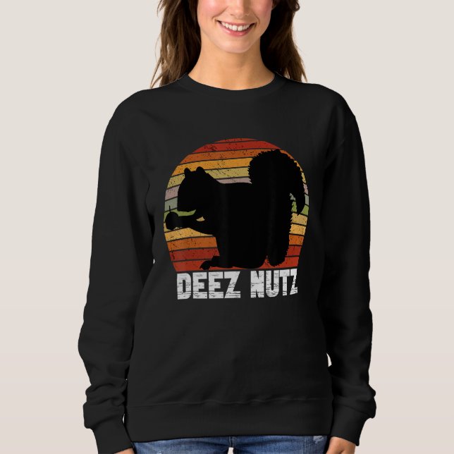 Sudadera Deez Nutz Nutcracker Squirrel Gopher Chipmunk Dees (Anverso)
