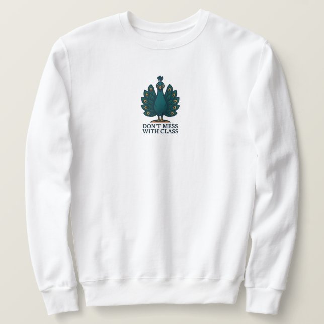 Sudadera Defectos y Flores (Anverso del diseño)