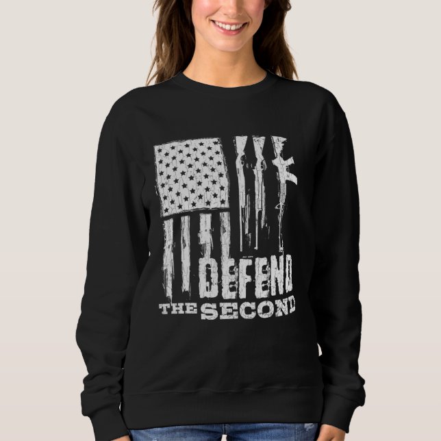 Sudadera Defend The 2nd Amendment Pro Gun Apparel (Anverso)