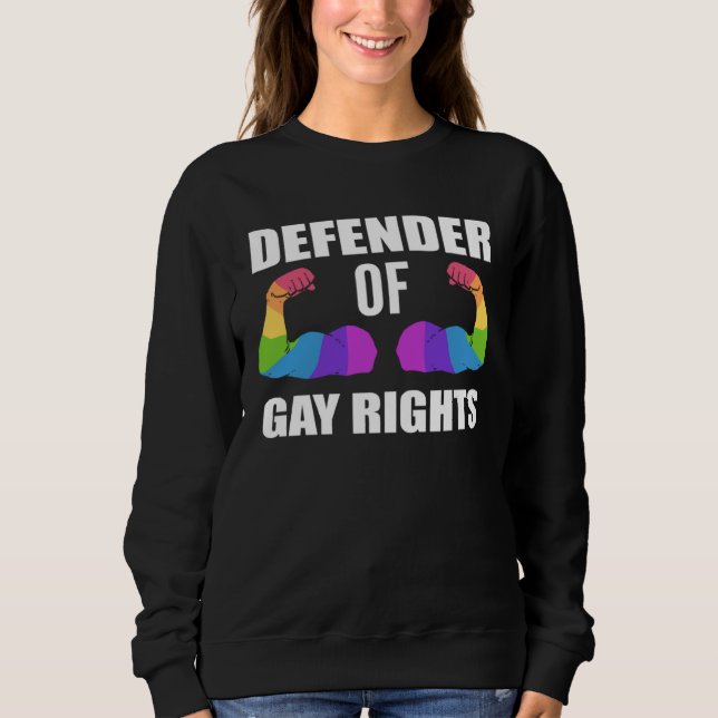 Sudadera Defender Gay Rights Equal Rights Activist (Anverso)