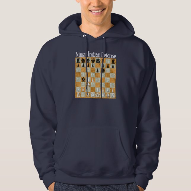 Sudadera Defensa Nimzo-India (Anverso)