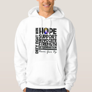 Sudadera Defensor de Apoyo a la Esperanza de Cáncer de Fron