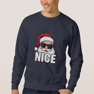 Sudadera Define Nice Santa Christmas