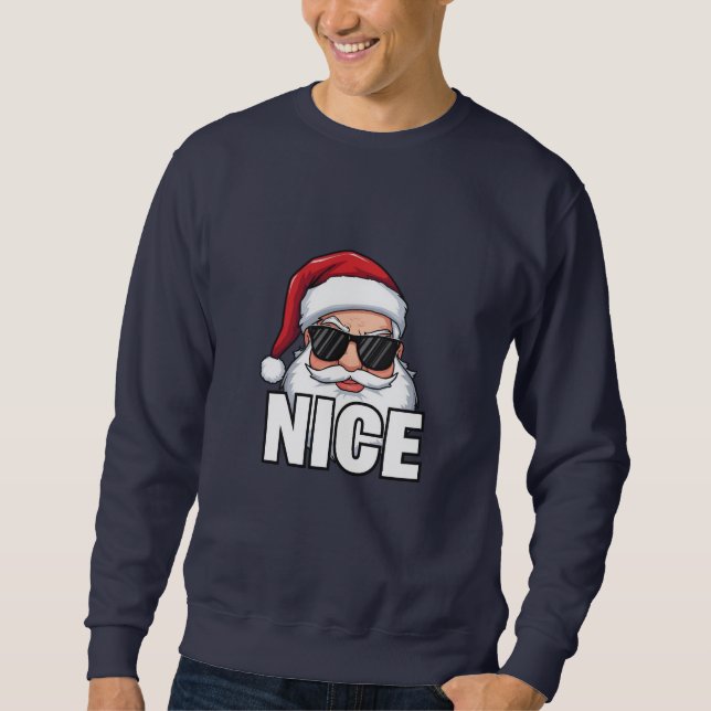 Sudadera Define Nice Santa Christmas (Anverso)