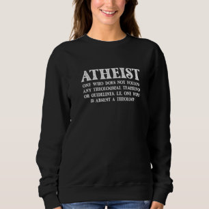 Sudadera Definición atea ateísmo Religión Evolución ciencia