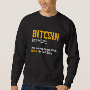 Sudadera Definición de Bitcoin Cripto Invertir Cotización  