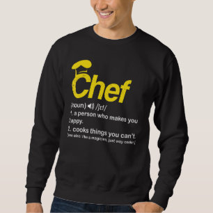 Sudadera Definición De Chef Funny Cocina De Cocina De Cocin
