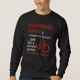 Sudadera Definición de ciclismo de montaña cuesta abajo Mtb