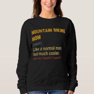 Sudadera Definición de ciclismo de montaña Orgullosa Bicicl