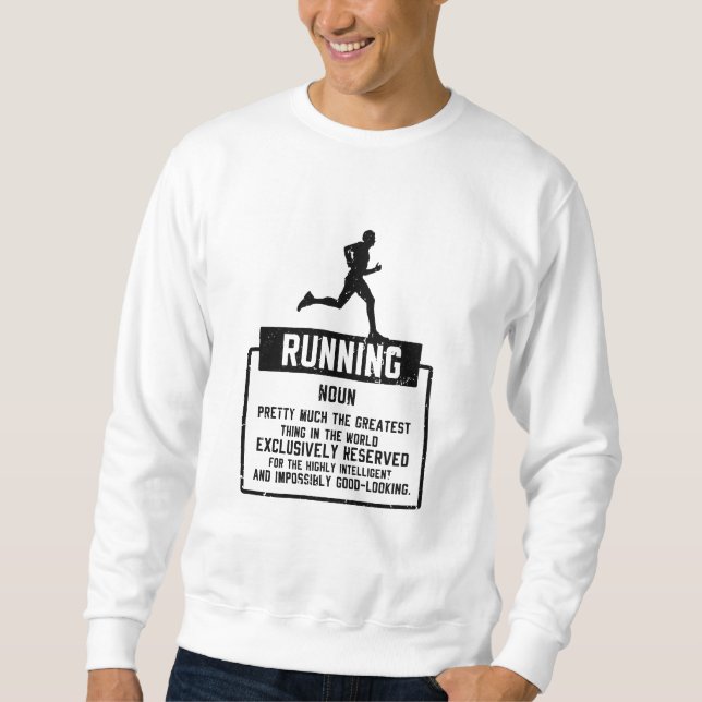 Sudadera Definición de correr (Anverso)