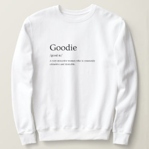 Sudadera Definición de diccionario Goodie
