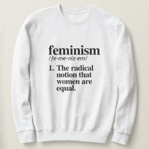 Sudadera Definición de feminismo