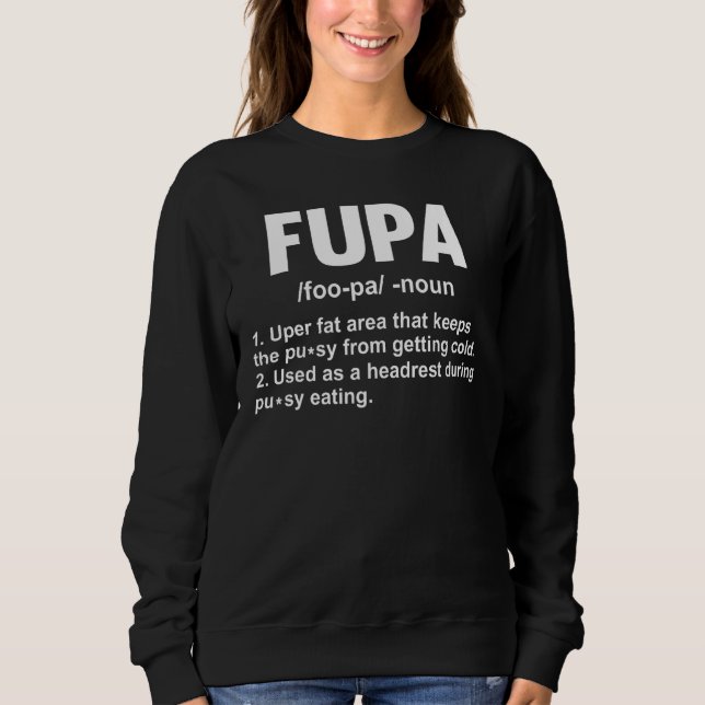 Sudadera Definición de Fupa (Anverso)