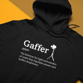 Sudadera Definición de Gaffer Modo Oscuro - Cine Crew