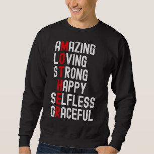 Sudadera Definición de la Madre Increíble Amar a la Madre F
