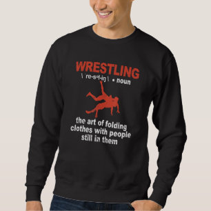 Sudadera Definición de lucha libre Entrenador de luchador E