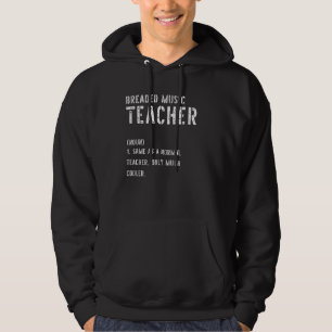 Sudadera Definición De Maestra De Música De La Sangre Prime