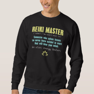 Sudadera Definición de Maestro de Reiki para Trabajador de