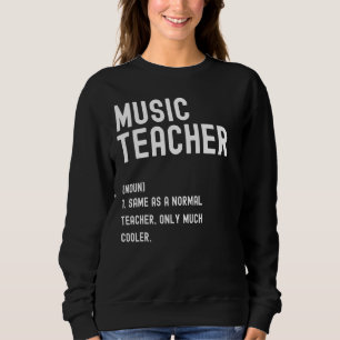 Sudadera Definición De Maestros De Música Primer Día De La