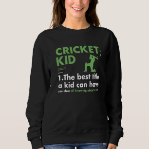 Sudadera Definición de niño deportivo Cricket Premium