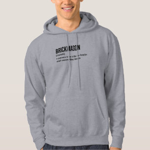 Sudadera Definición de obrero de ladrillo - Diversión diver
