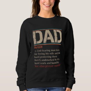 Sudadera Definición de padre cristiano Día de padre 2