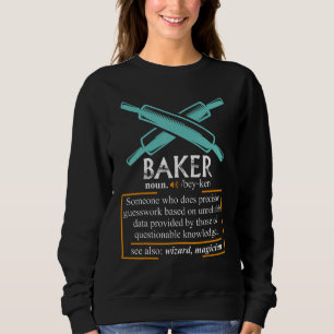 Sudadera Definición de Panadero Genial Panadero Orgulloso M