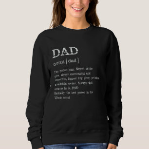 Sudadera Definición de Papá Abuelo Día del Padre