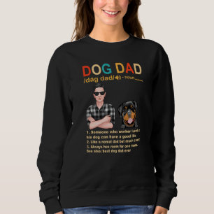 Sudadera Definición de papá de perro de Rottweiler para pad