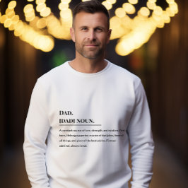 Sudadera Definición de papá 👨 ‍ 👧 ‍ 👦 | Padre de corazón