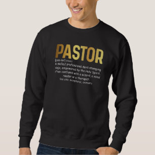 Sudadera Definición de pastor cristiano católico parroquial