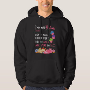 Sudadera Definición de Procastibaking Mujeres cocinando y