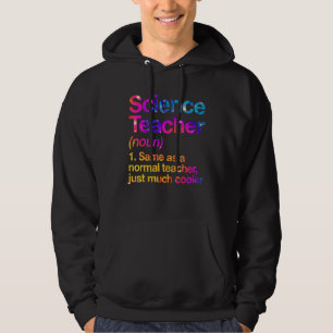 Sudadera Definición de profesor de ciencia Primer día de ti