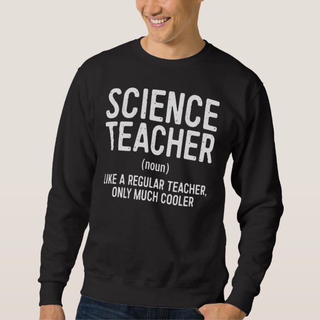 Sudadera Definición de profesor de ciencias (Anverso)