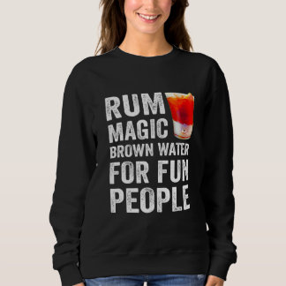 Sudadera Definición de ron Agua marrón mágica para gente di