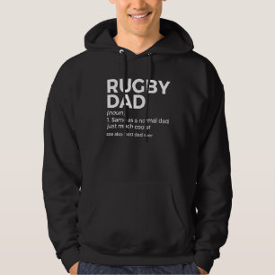 Sudadera Definición de Rugby Dad Rugby Mejor Papá del Mundo