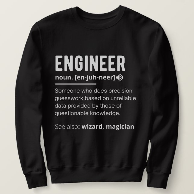 SUDADERA DEFINICIÓN DEL INGENIERO (Anverso del diseño)