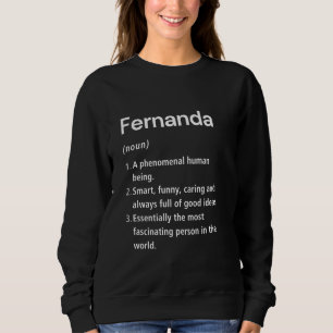 Sudadera Definición del nombre Fernanda Diccionario Diverti