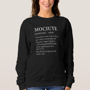 Sudadera Definición Mociuta Abuela Funny Abuela Tira