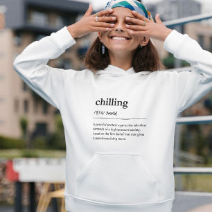 Sudadera Definición Relajante Diccionario Moderno Tranquilo