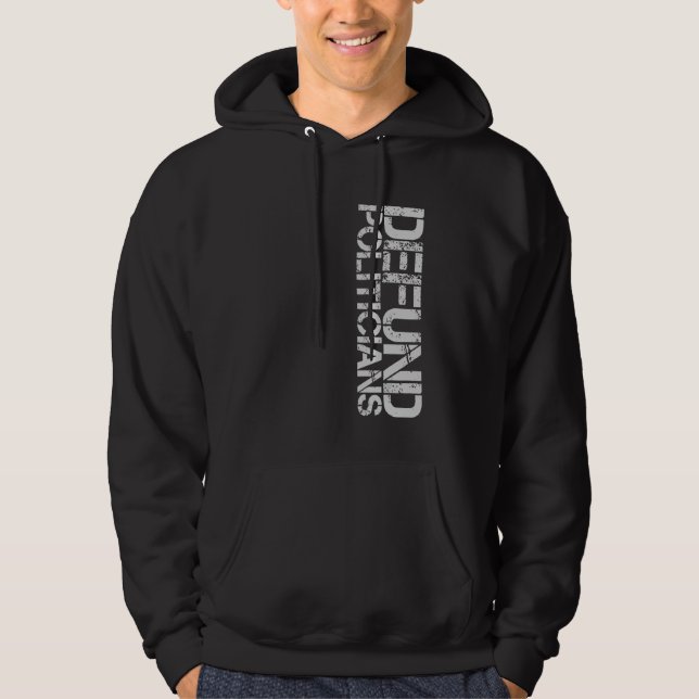 Sudadera Defunción de políticos (Anverso)