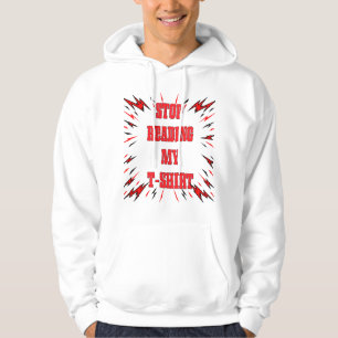 Sudadera Deja de leer mi camiseta