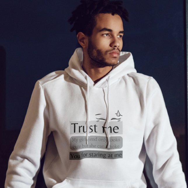 Sudadera Deja de mirar la graciosa cita de Hoodie (Subido por el creador)