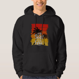 Sudadera Deja que el mar te libere | Puesta de sol retro vi