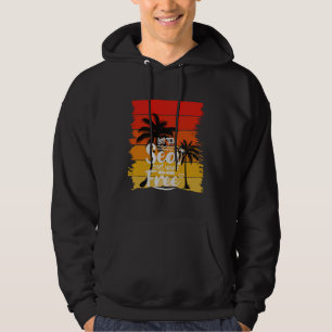 Sudadera Deja que el mar te libere Puesta de sol retro vi